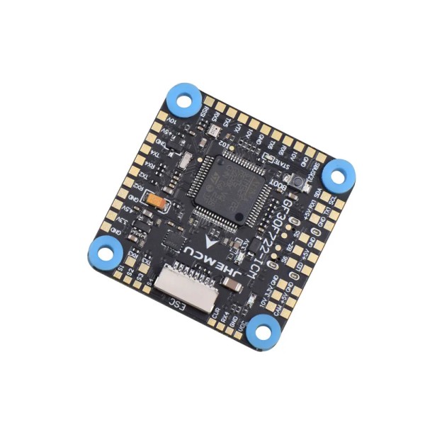 Heiße Verkäufe JHEMCU F722 Baro Osd 10V Dual Bec 3-8S 30,5x30,5mm GF30F722-Icm für RC-Drohnen Metall flug regler Elektrisches Spielzeug